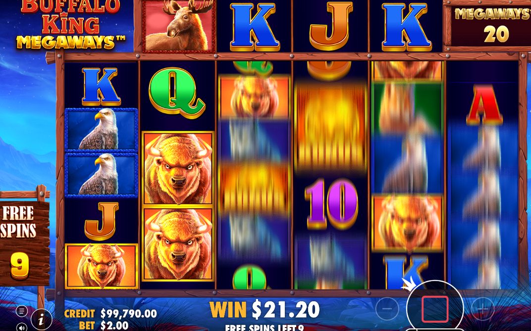 Free Spins där tre BONUS ger fem extra spin